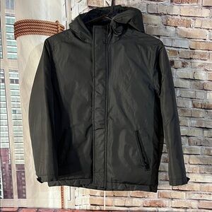 Old Navy Boys L Winter Coat Black Hooded